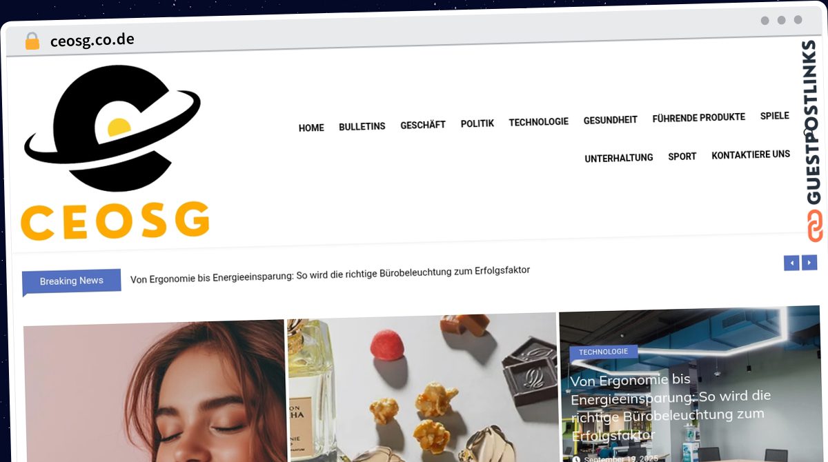 Publish Guest Post on ceosg.co.de