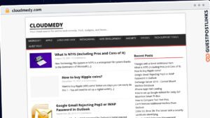 Publish Guest Post on cloudmedy.com
