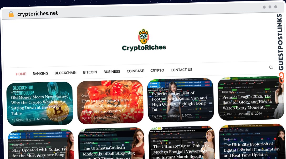Publish Guest Post on cryptoriches.net