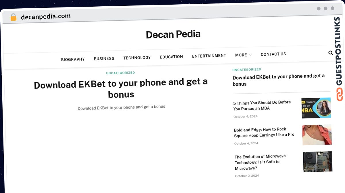 Publish Guest Post on decanpedia.com