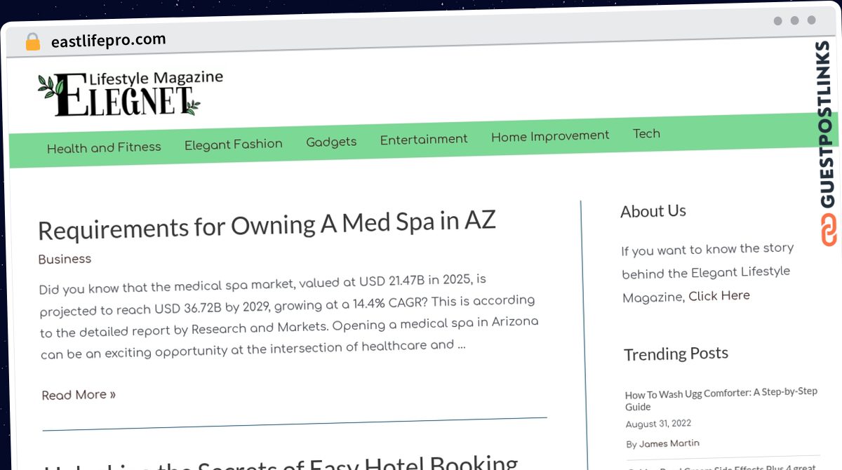 Publish Guest Post on eastlifepro.com