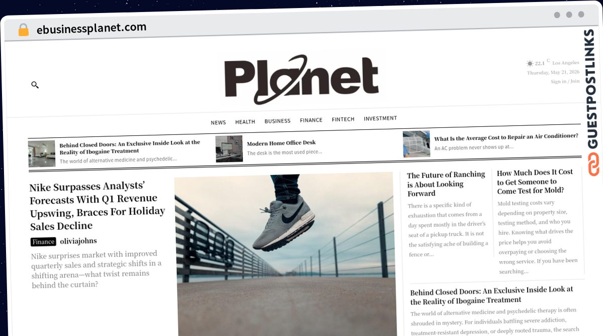 Publish Guest Post on ebusinessplanet.com