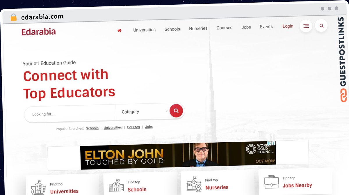 Publish Guest Post on edarabia.com