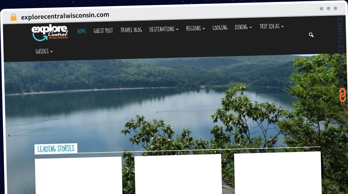 Publish Guest Post on explorecentralwisconsin.com
