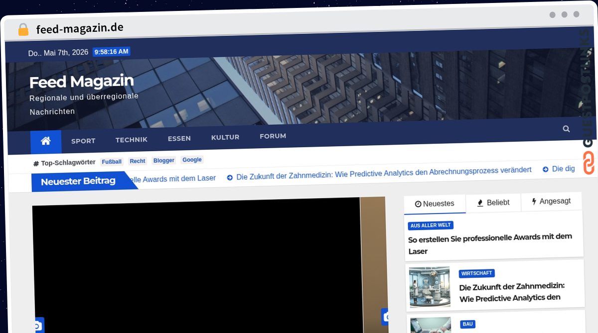 Publish Guest Post on feed-magazin.de