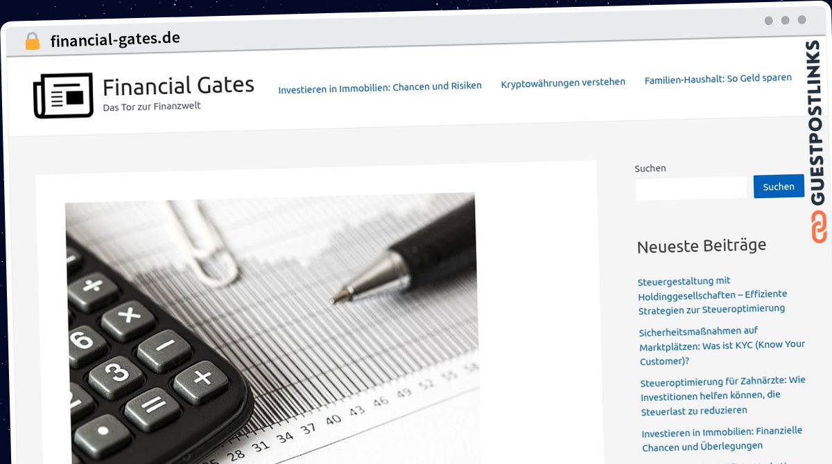 Publish Guest Post on financial-gates.de
