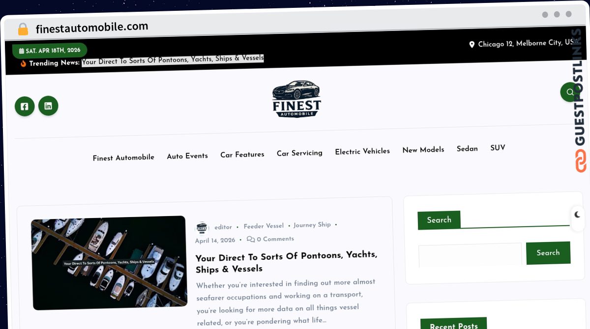 Publish Guest Post on finestautomobile.com