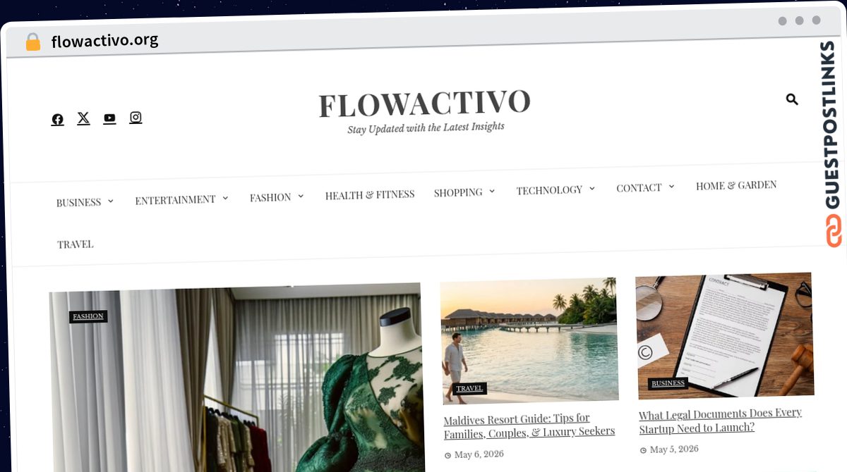Publish Guest Post on flowactivo.org