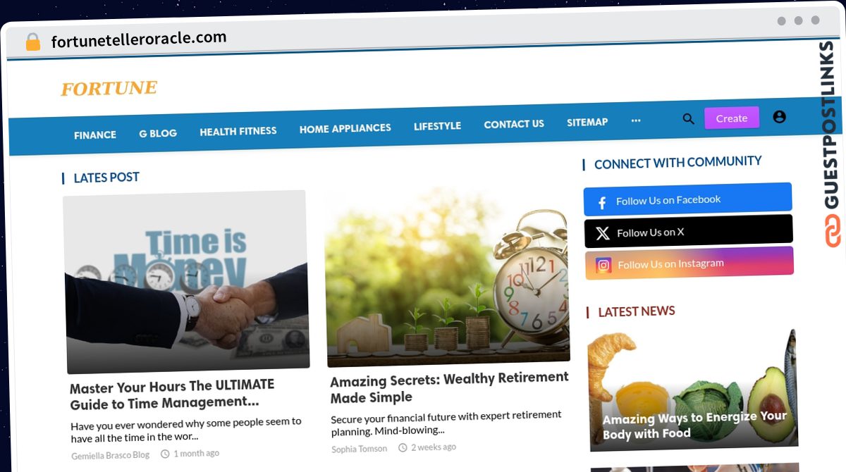 Publish Guest Post on fortunetelleroracle.com