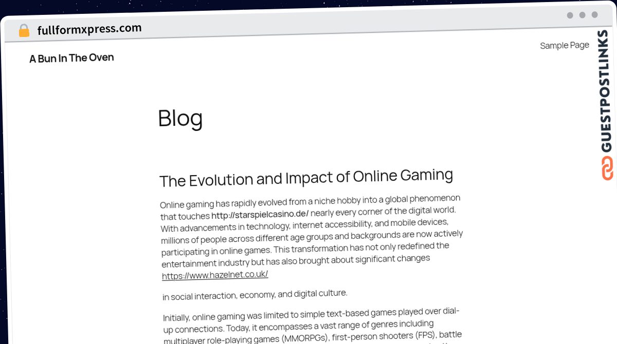 Publish Guest Post on fullformxpress.com
