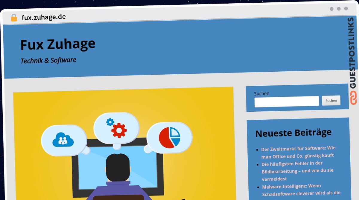 Publish Guest Post on fux.zuhage.de