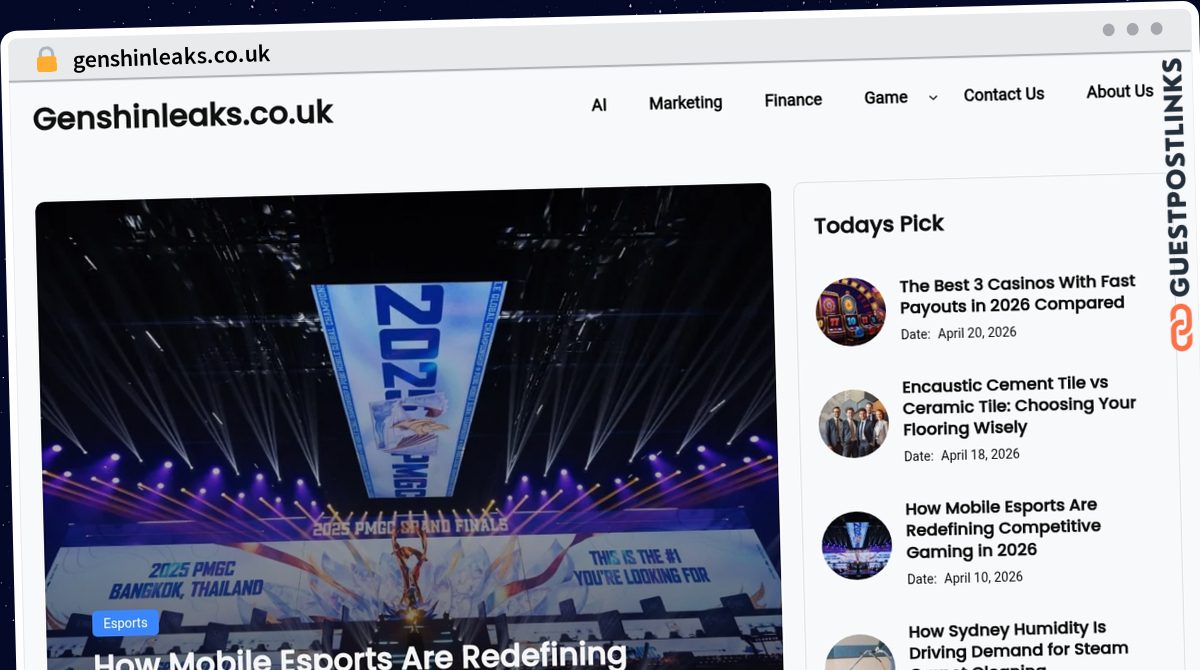 Publish Guest Post on genshinleaks.co.uk