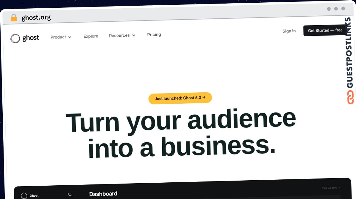 Publish Guest Post on ghost.org