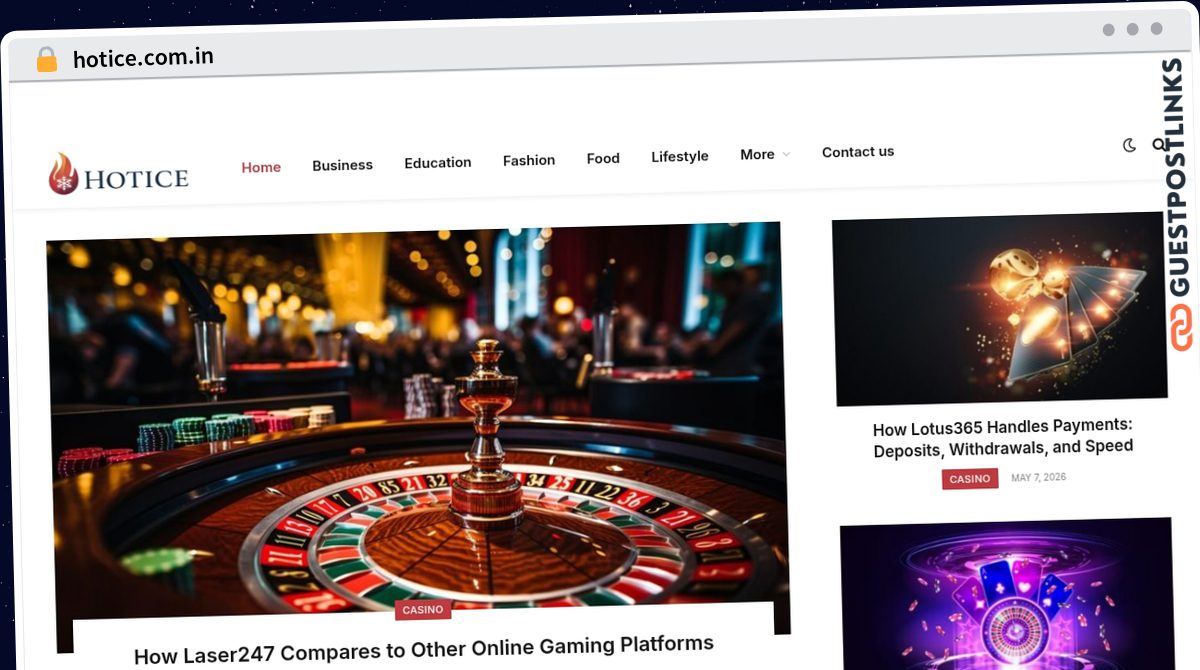 Publish Guest Post on hotice.com.in