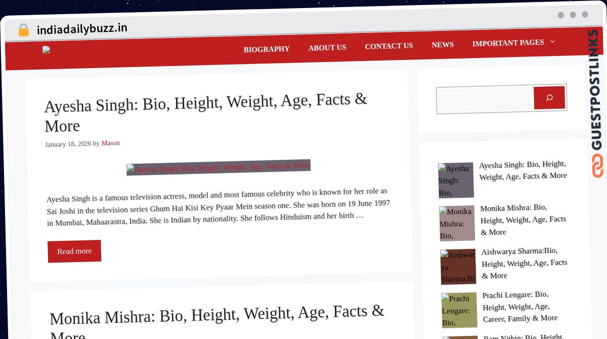 Publish Guest Post on indiadailybuzz.in