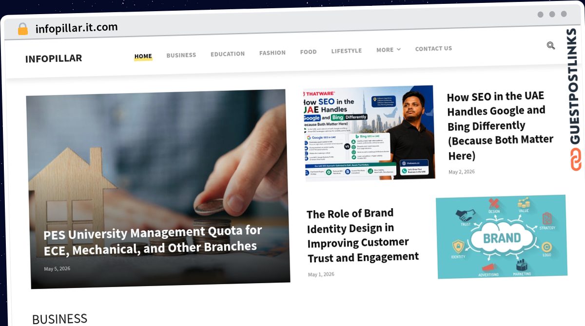 Publish Guest Post on infopillar.it.com