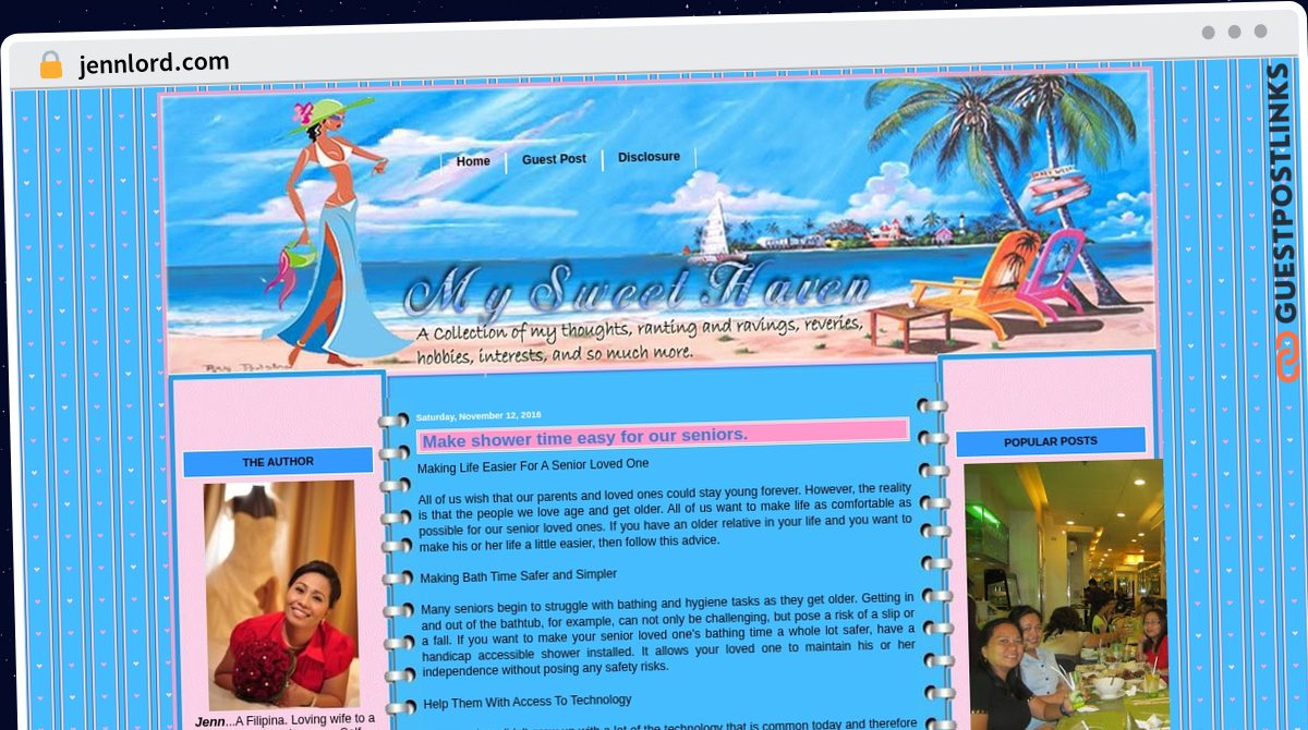 Publish Guest Post on jennlord.com