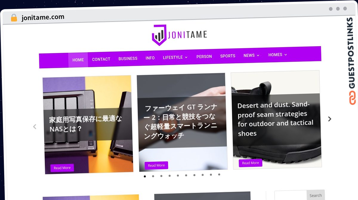 Publish Guest Post on jonitame.com