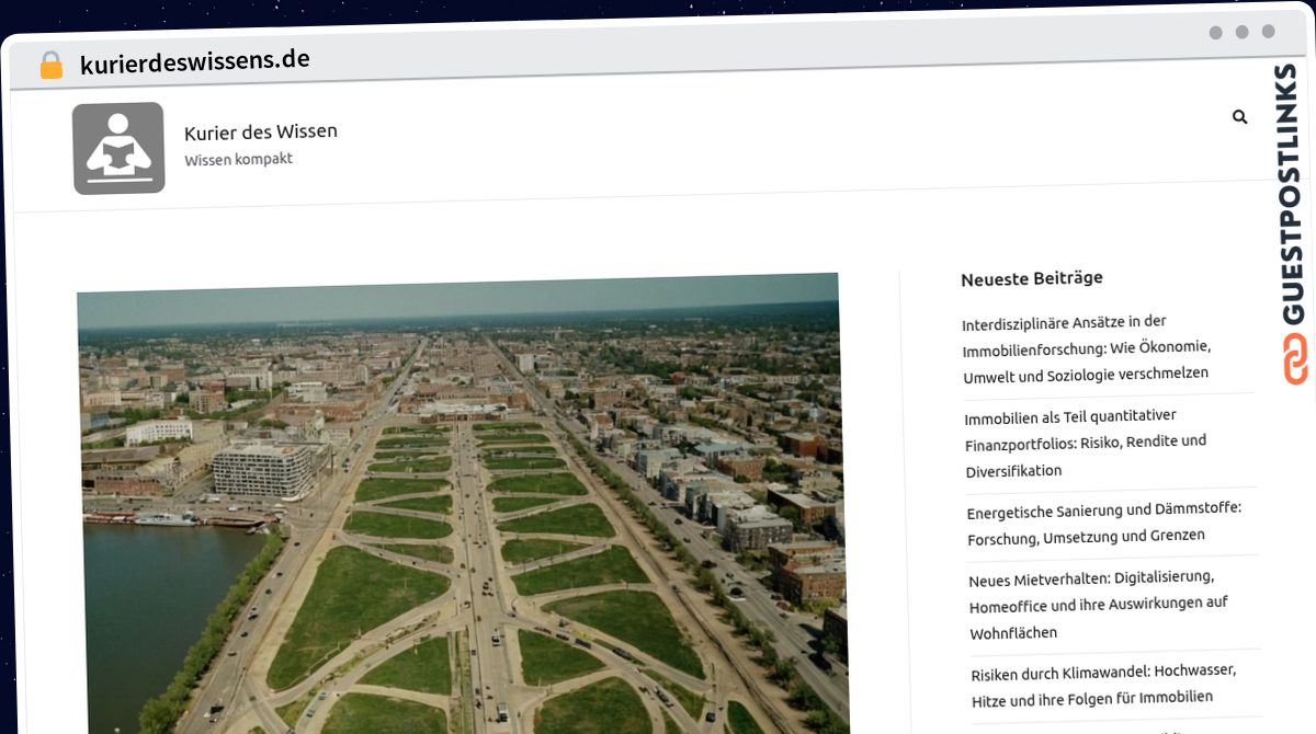 Publish Guest Post on kurierdeswissens.de
