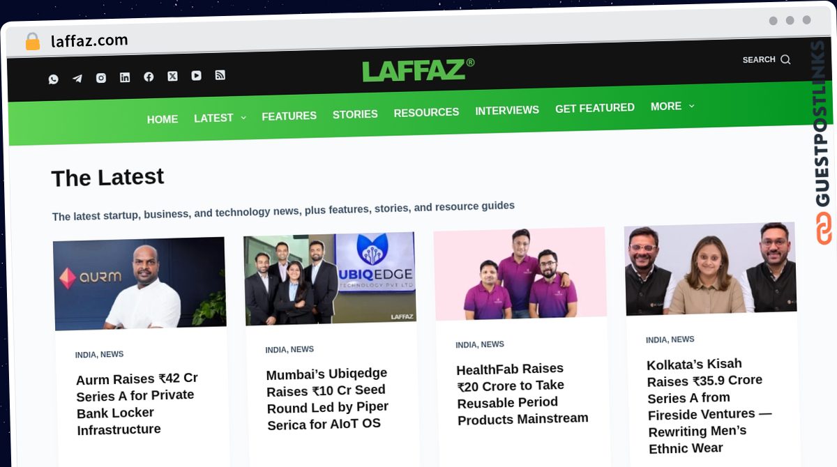 Publish Guest Post on laffaz.com