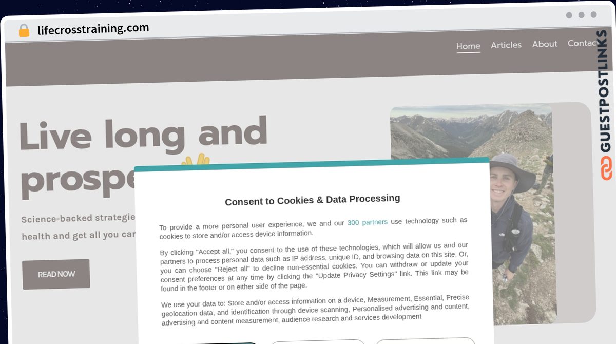 Publish Guest Post on lifecrosstraining.com