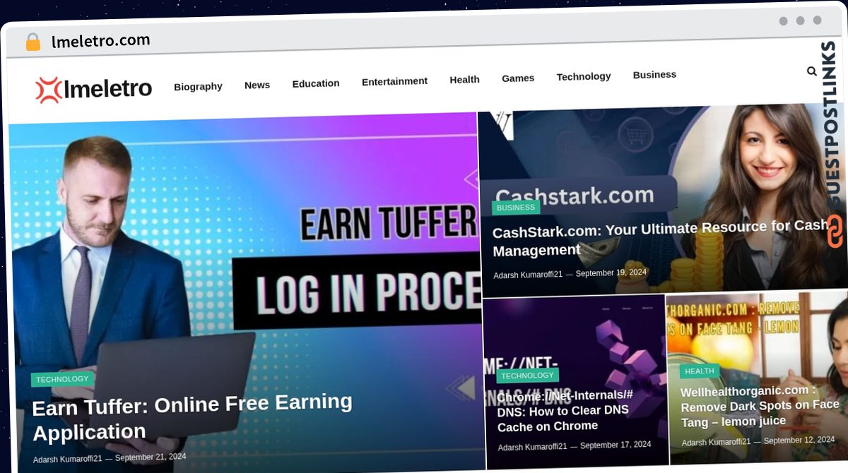 Publish Guest Post on lmeletro.com