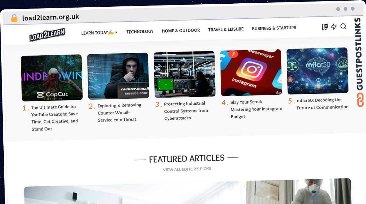 Publish Guest Post on load2learn.org.uk