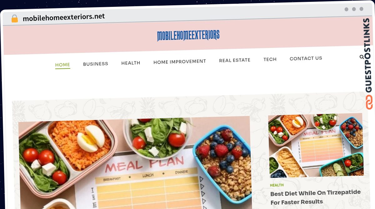 Publish Guest Post on mobilehomeexteriors.net