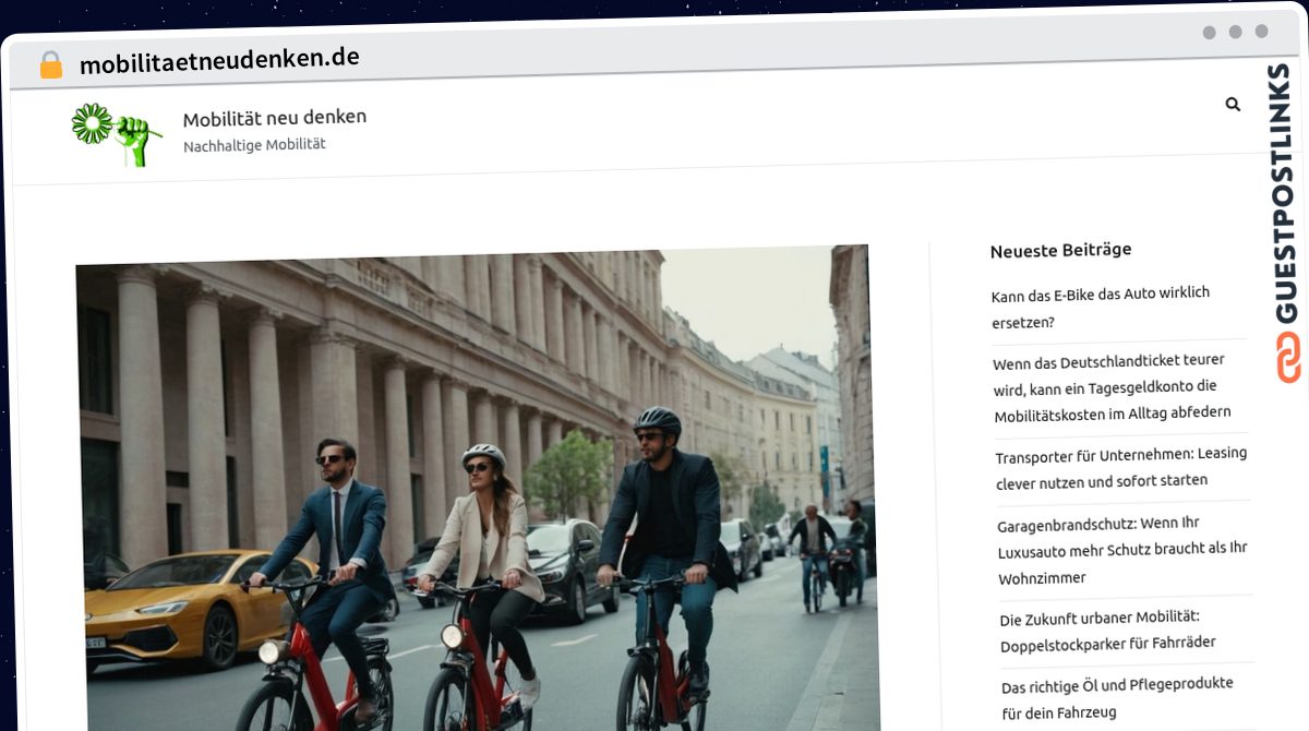 Publish Guest Post on mobilitaetneudenken.de