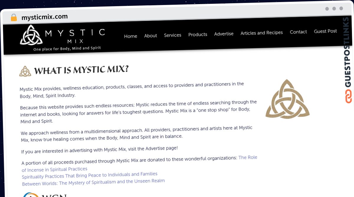 Publish Guest Post on mysticmix.com