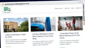 Publish Guest Post on packersmoversinbangalore.co.in