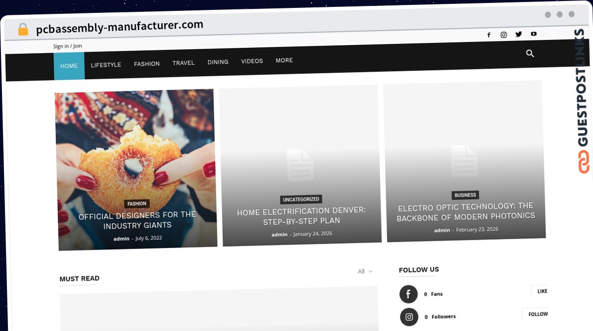 Publish Guest Post on pcbassembly-manufacturer.com
