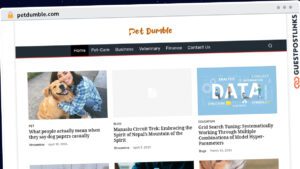 Publish Guest Post on petdumble.com