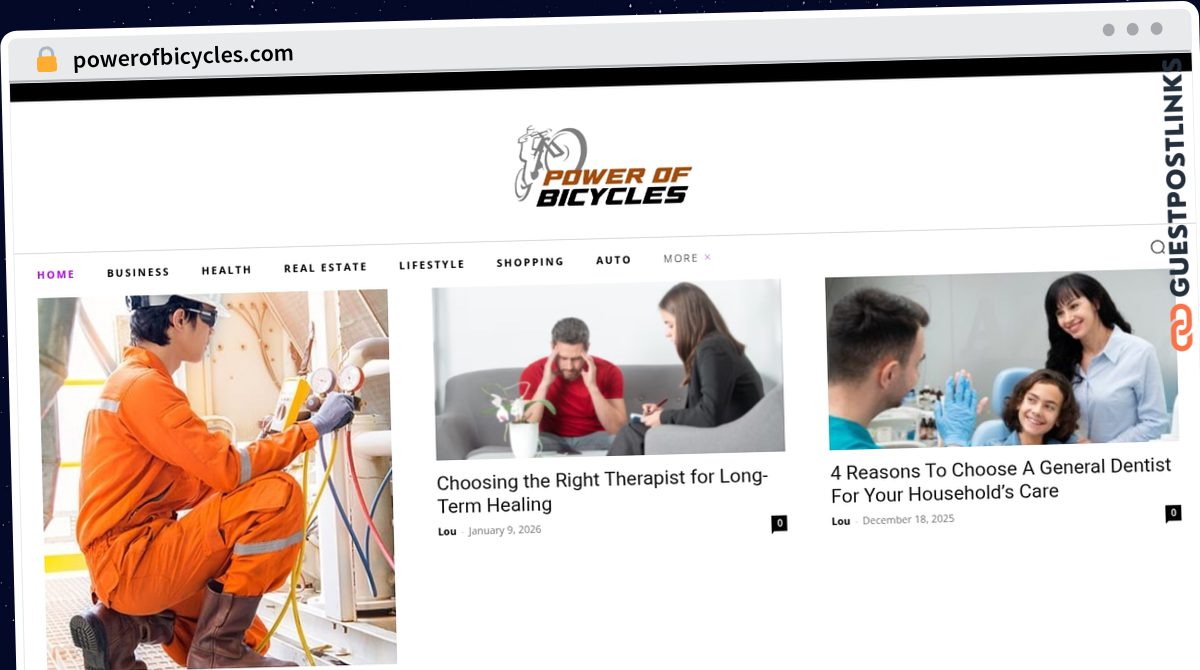 Publish Guest Post on powerofbicycles.com