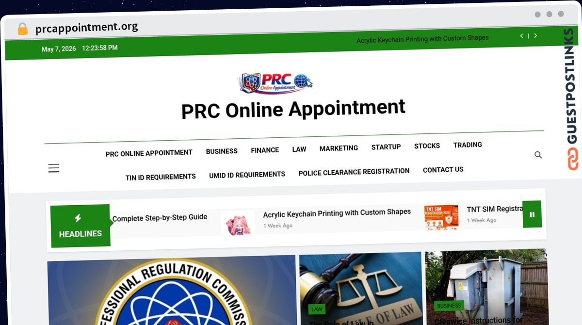 Publish Guest Post on prcappointment.org