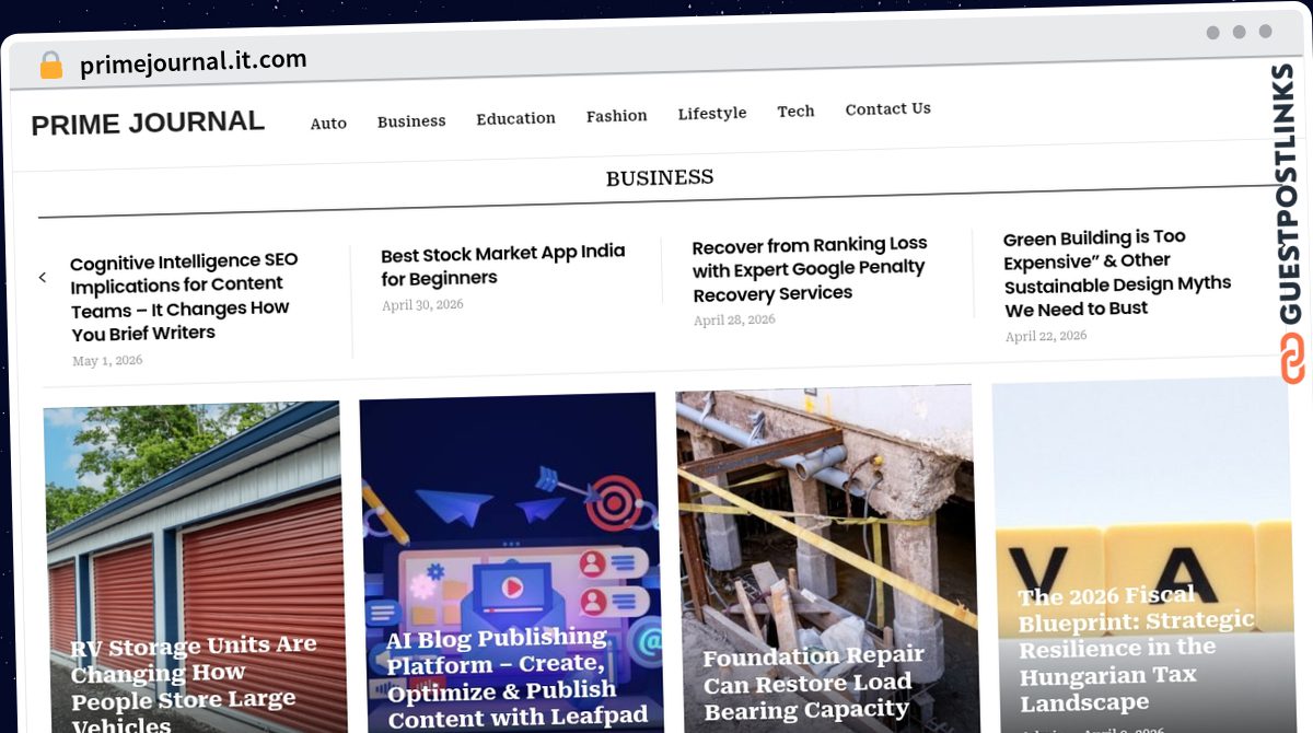 Publish Guest Post on primejournal.it.com