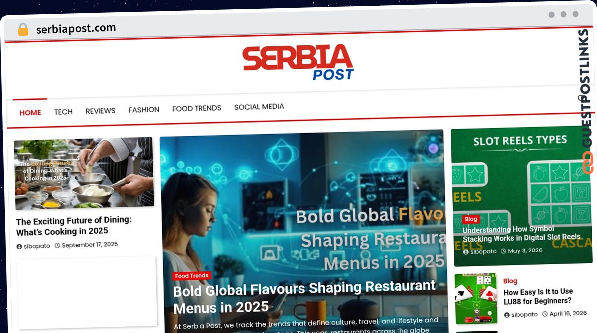 Publish Guest Post on serbiapost.com