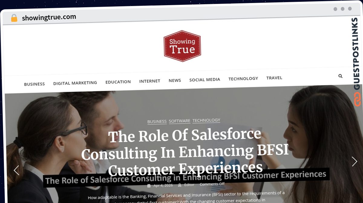 Publish Guest Post on showingtrue.com