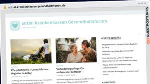 Publish Guest Post on sozial-krankenkassen-gesundheitsforum.de