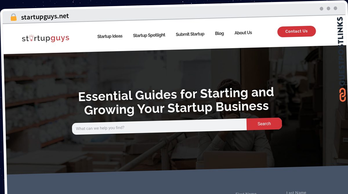Publish Guest Post on startupguys.net