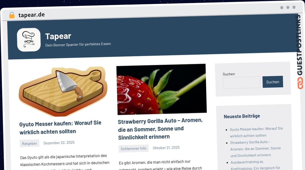 Publish Guest Post on tapear.de
