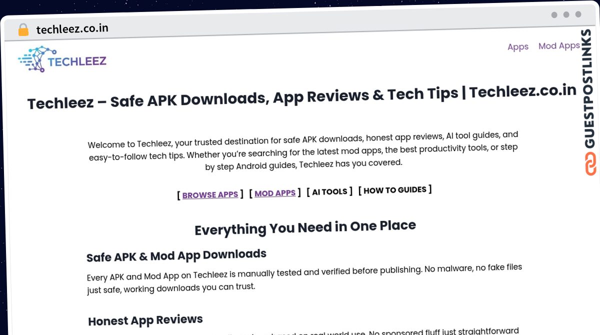 Publish Guest Post on techleez.co.in