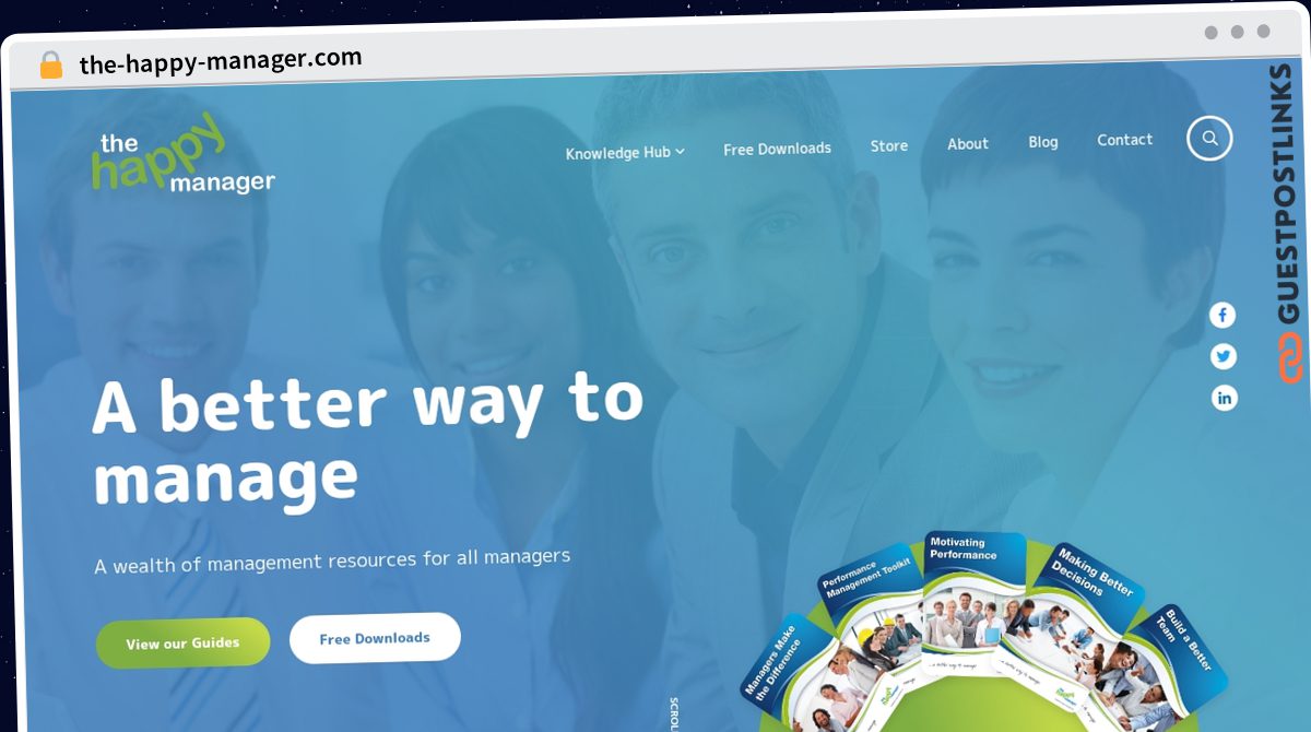 Publish Guest Post on the-happy-manager.com
