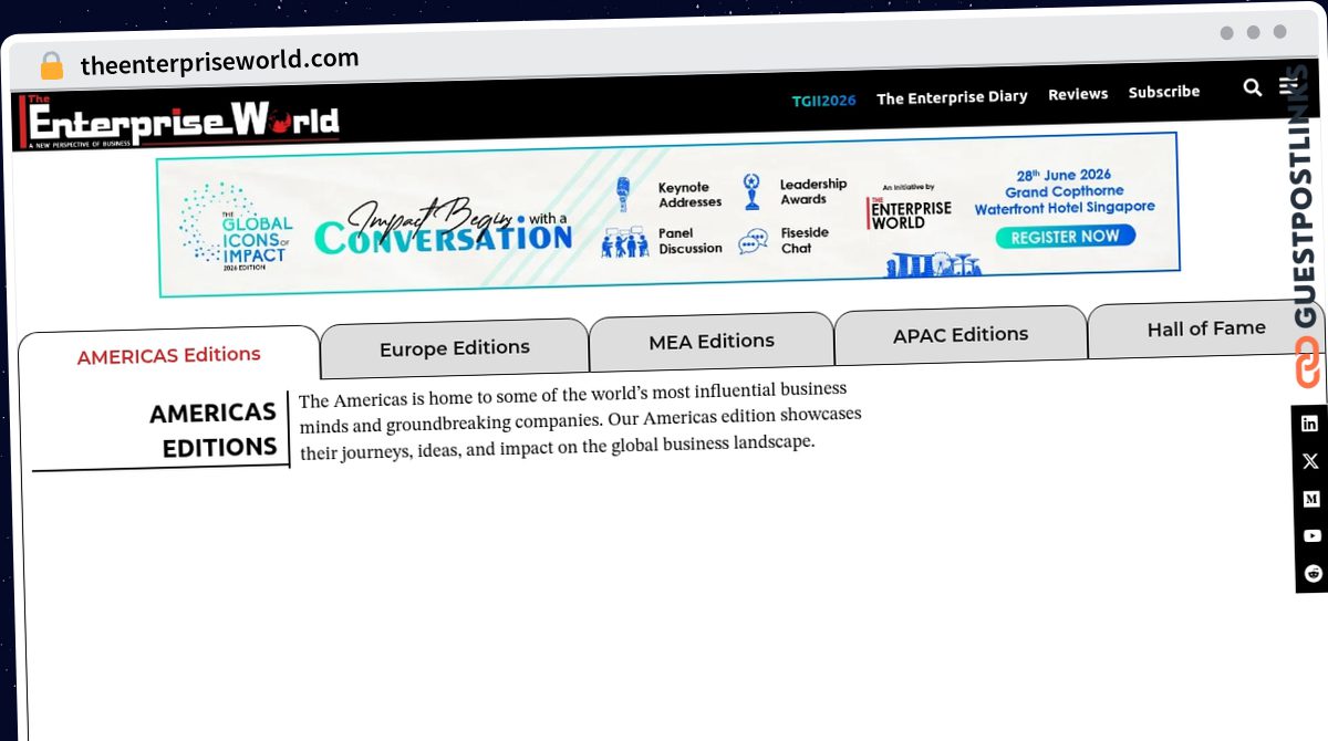 Publish Guest Post on theenterpriseworld.com