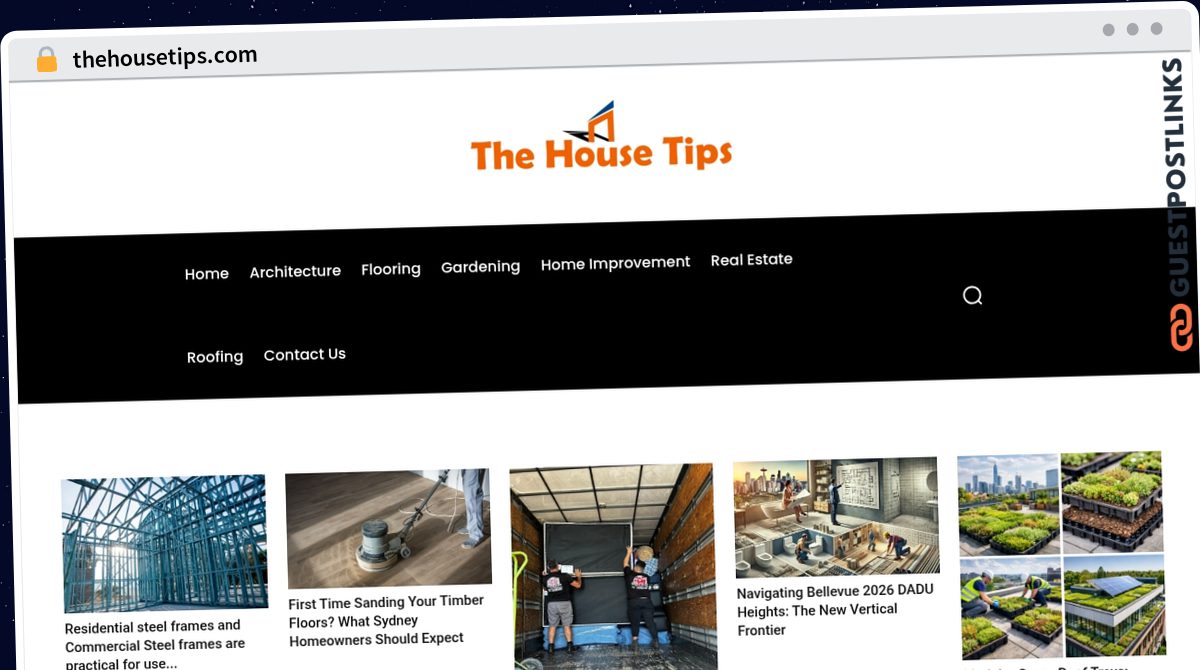 Publish Guest Post on thehousetips.com
