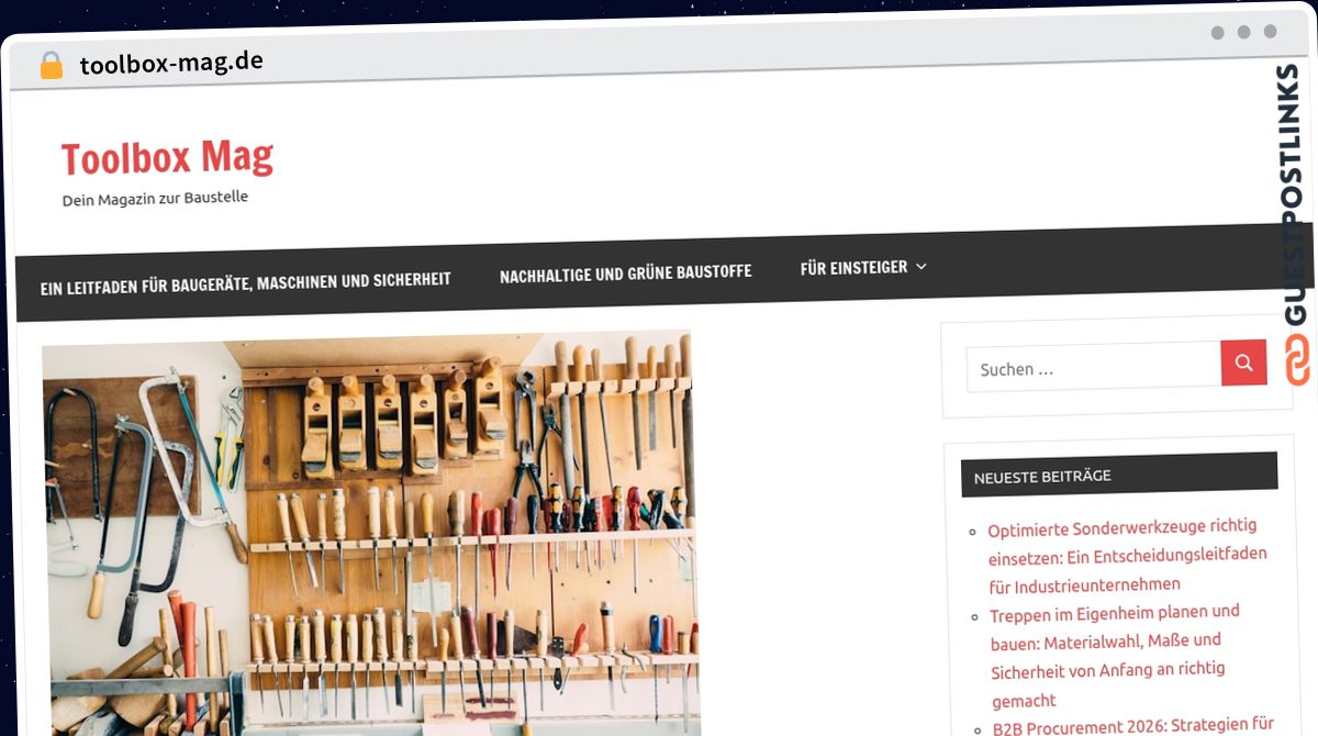 Publish Guest Post on toolbox-mag.de