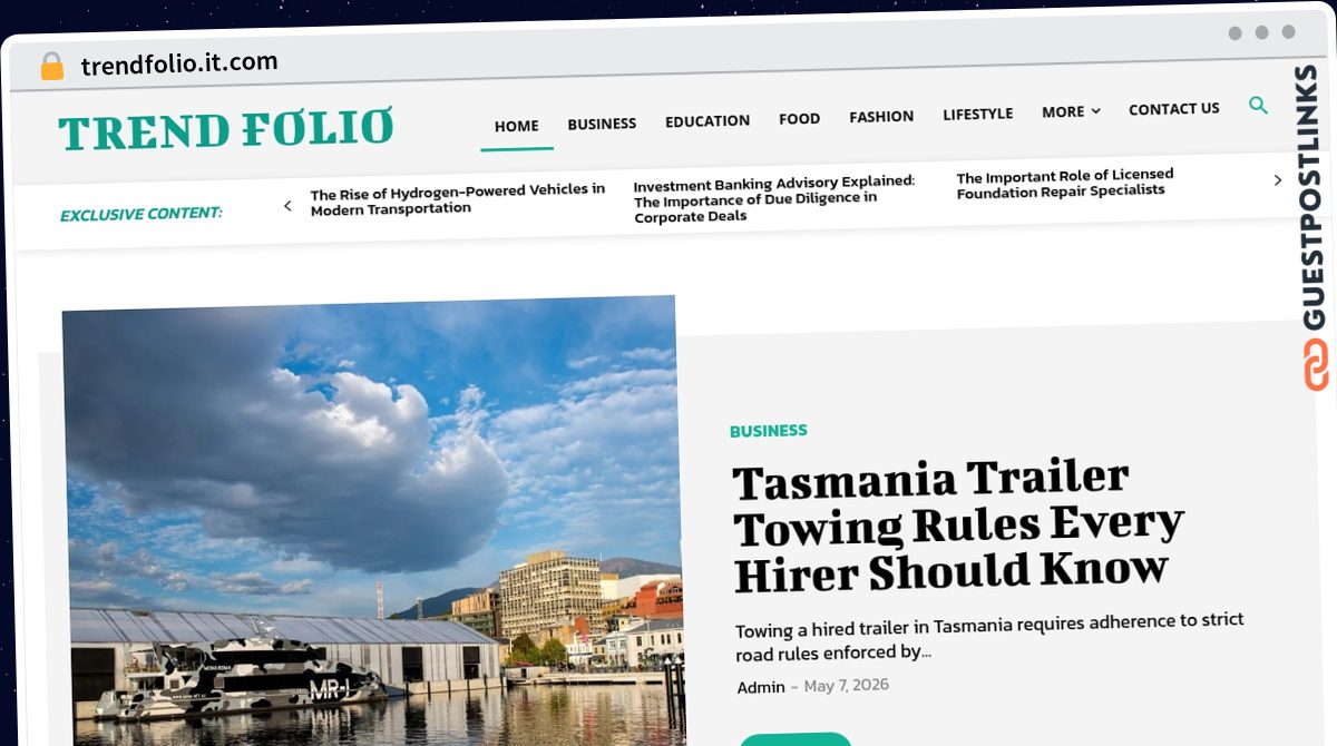 Publish Guest Post on trendfolio.it.com