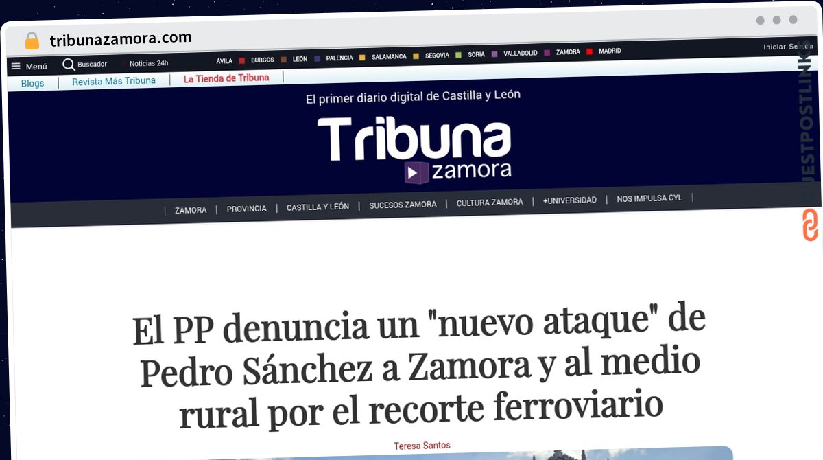Publish Guest Post on tribunazamora.com