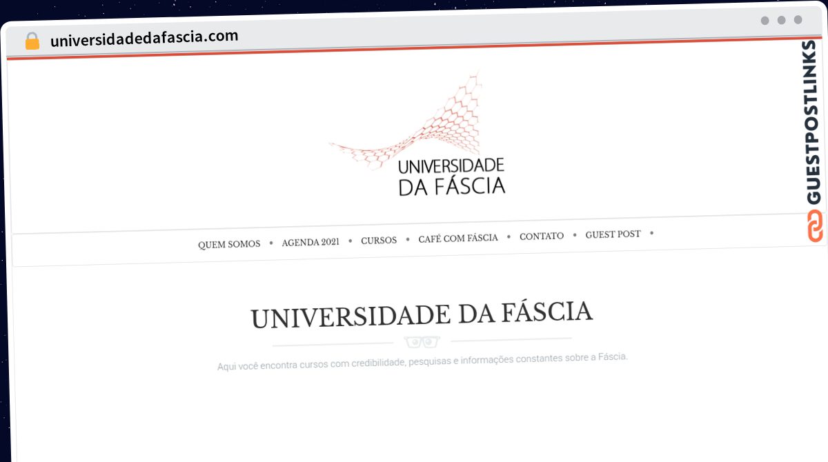 Publish Guest Post on universidadedafascia.com