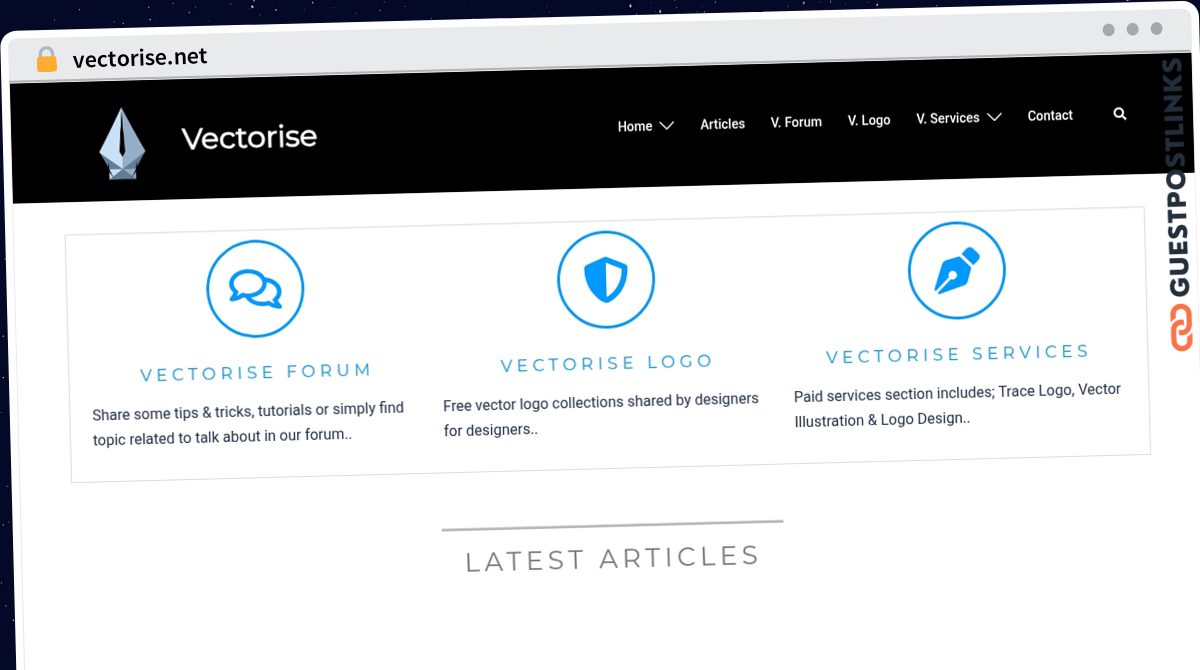 Publish Guest Post on vectorise.net